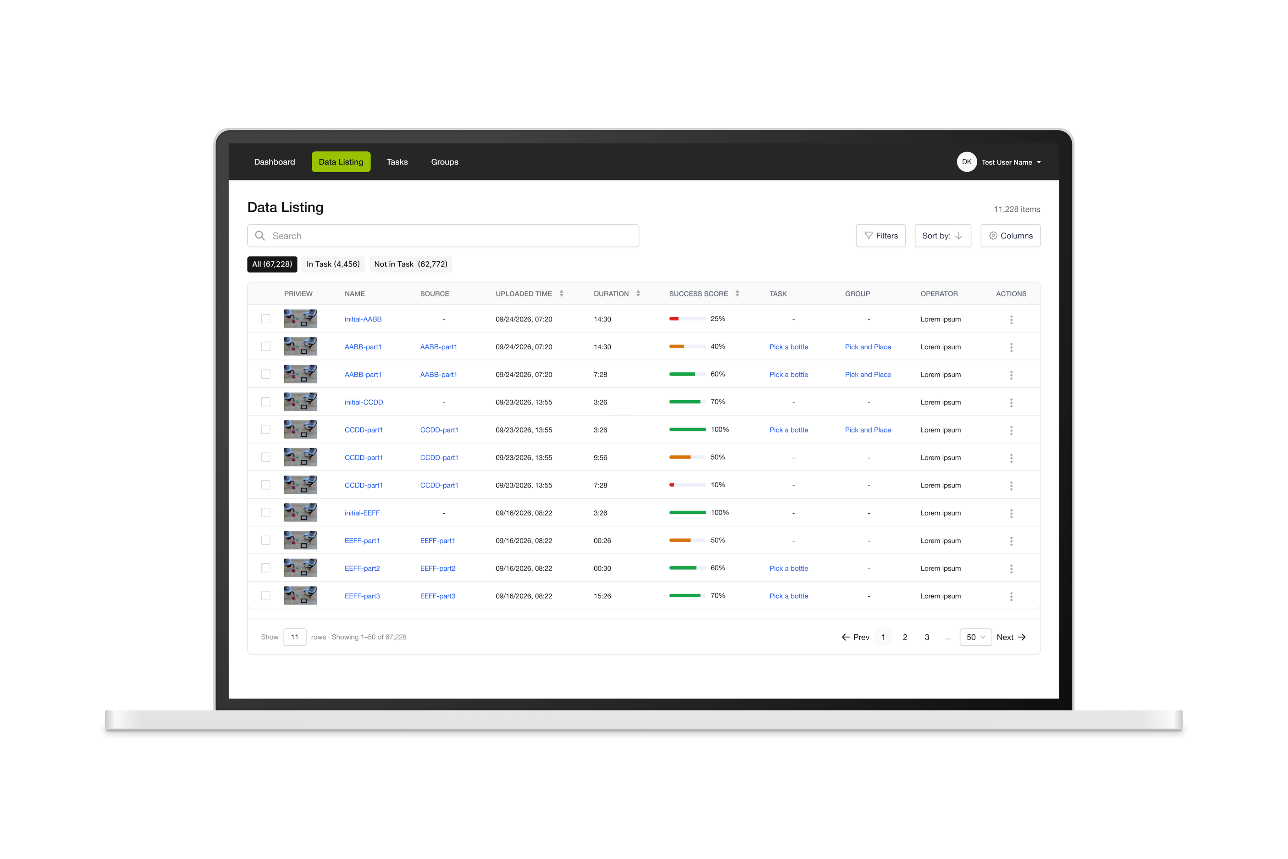 Toborverse Data Collection Platform